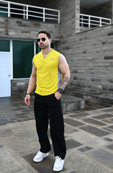 MESH TANK - YELLOW